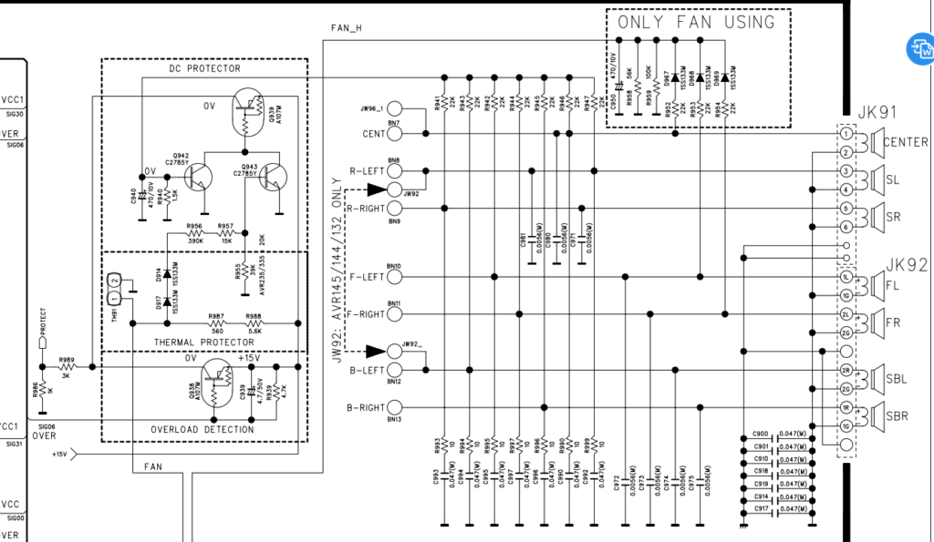 DC Protector Schematic Diagram