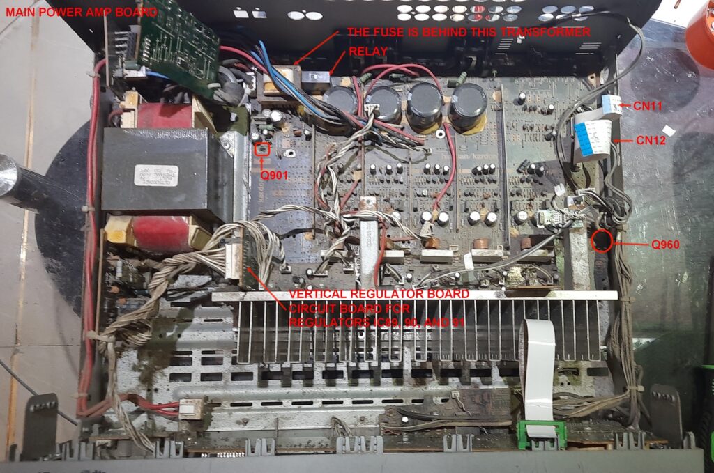 Main Power Amplifier Circuit Board